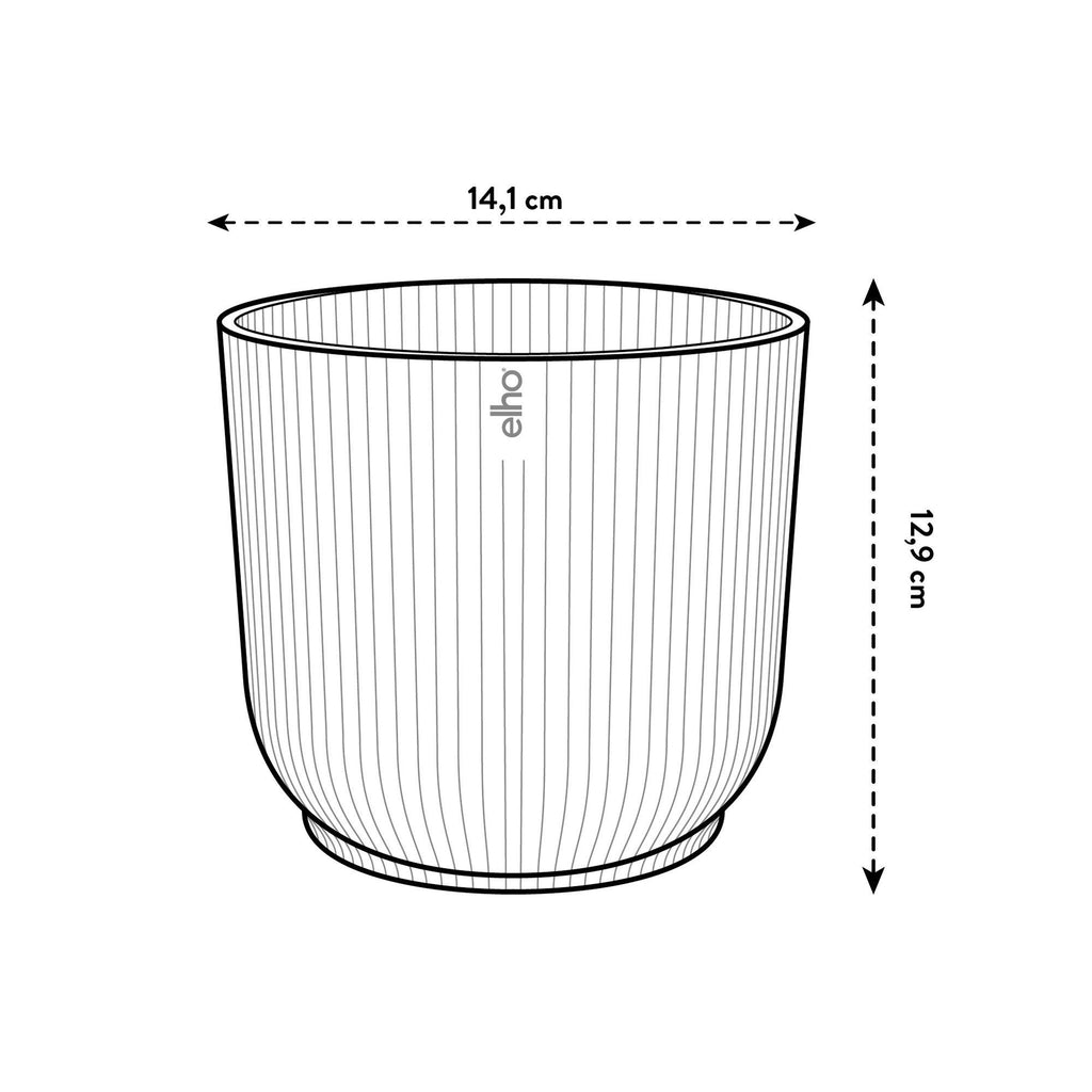 Pot elho Vibes Fold Round wit - D14 x H13
