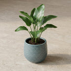 Pot Gabriel rond blauw D14