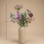 Kunstbloemen boeket - Purple Bloom Deluxe - Real Touch - 10 stelen - ↑ 90 cm