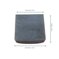 Pot Aniek antraciet - D43 x H39
