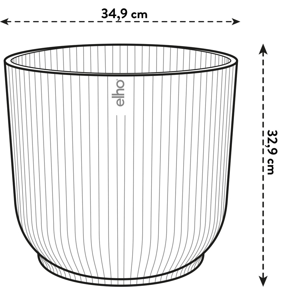 Pot elho Vibes Fold Round roze - D35 x H33