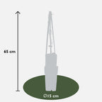 Clematis Nelly Moser - ↨65cm - Ø15
