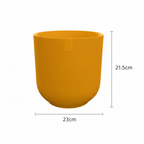 Pot Elho Jazz Round Amber Yellow - D23