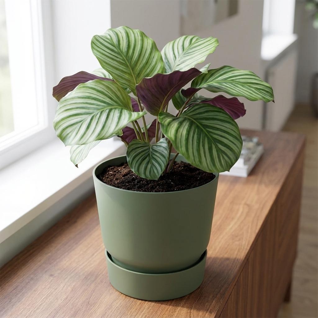 Elho greenville round leaf 30 cm green