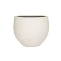 Jumbo Orb Ivory Washed - D88xH70