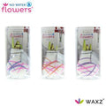 No Water Flowers Waxz Art Karel Appel in Koker - 3 stuks - Ø7 cm - ↕15 cm