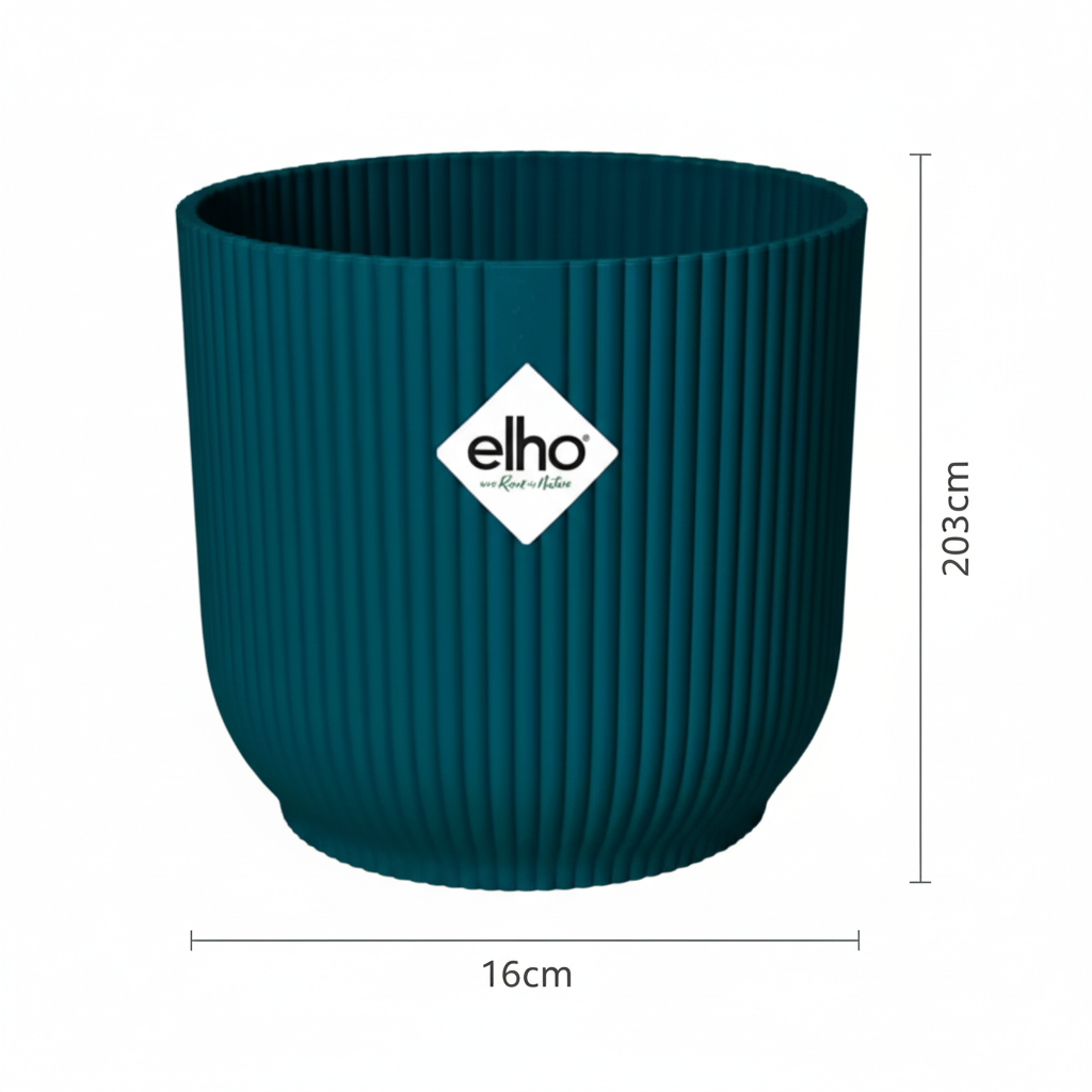 Elho Vibes Fold Round 16 cm Deep Blue