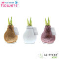 No Water Flowers Glitterz Charm Mix - 3 stuks - Ø7 cm - ↕15 cm