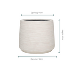 Jumbo Patt Ivory Washed - D56xH47