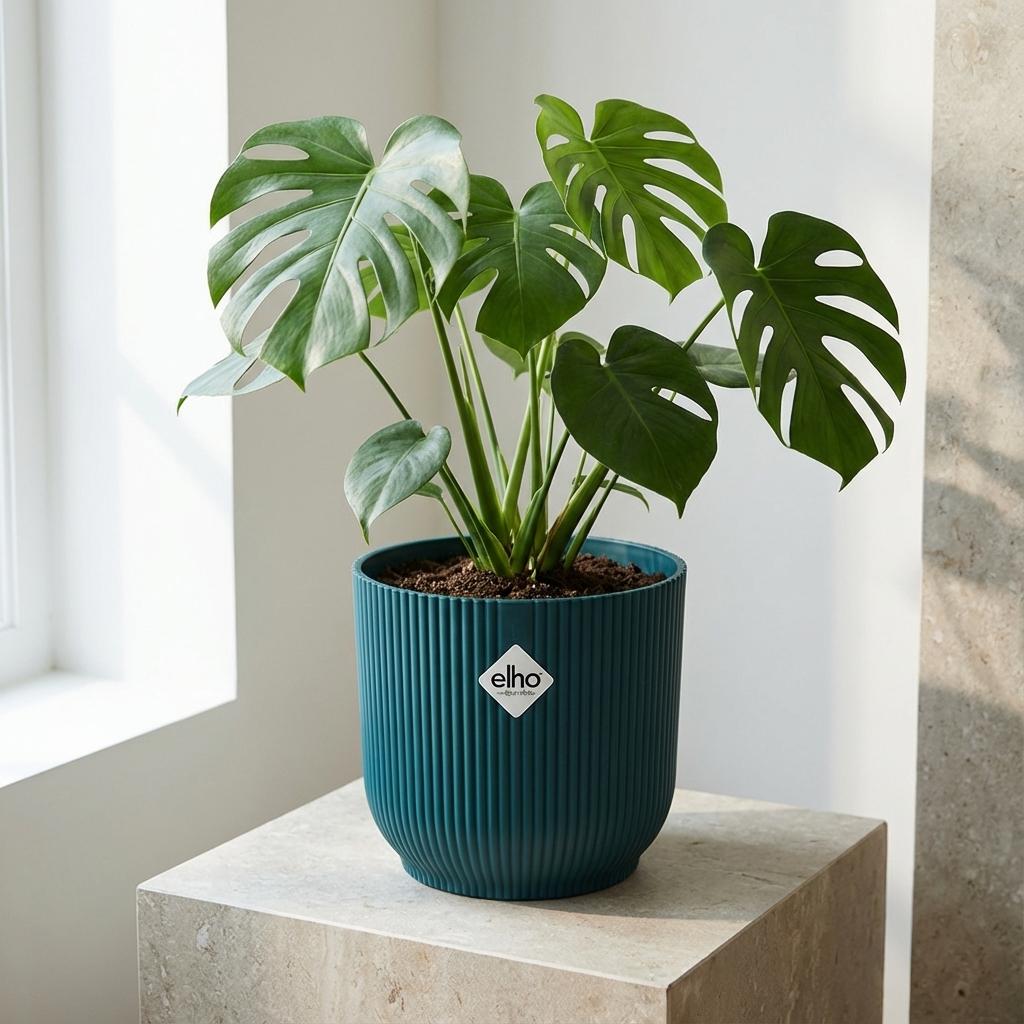 Elho Vibes Fold Round 16 cm Deep Blue