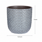 Pot relief Blauw D13,5