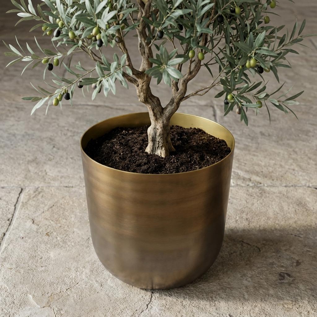 Pot Mayk Gold - D20cm - H22cm