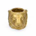 Planter Leeuw D11/13x10cm - Goud - D11/13x10cm