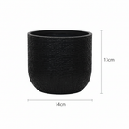 Capi Nature Skin Pot Bol Antraciet - D14cm - 13cm