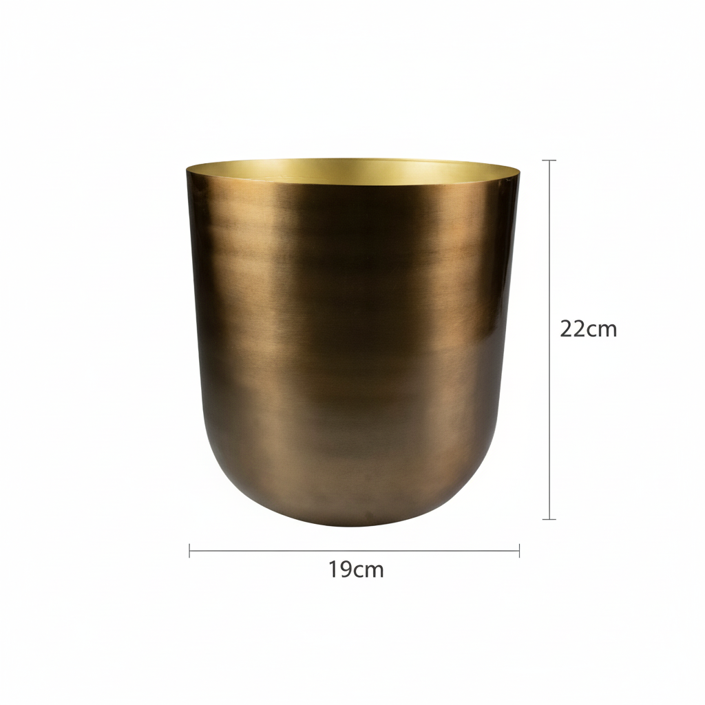 Pot Mayk Gold - D20cm - H22cm