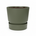 Elho greenville round leaf green - D25cm