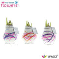 No Water Flowers Waxz Art Karel Appel - 3 stuks - Ø7 cm - ↕15 cm