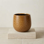 Pot Gabriel rond oker D14