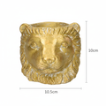 Planter Leeuw D11/13x10cm - Goud - D11/13x10cm