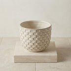 Mini pot relief wit D7